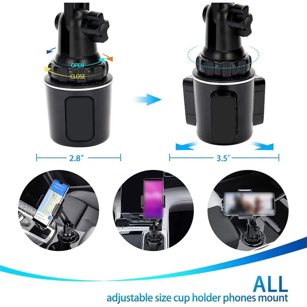 Universal Car Cup Holder Cellphone Mount Stand for Mobile Cell Phones