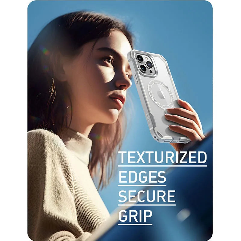 iPhone 15 Pro Max Case 6.7” (2023) Full-Body Shockproof Rugged MagSafe Case with Built-in Screen Protector