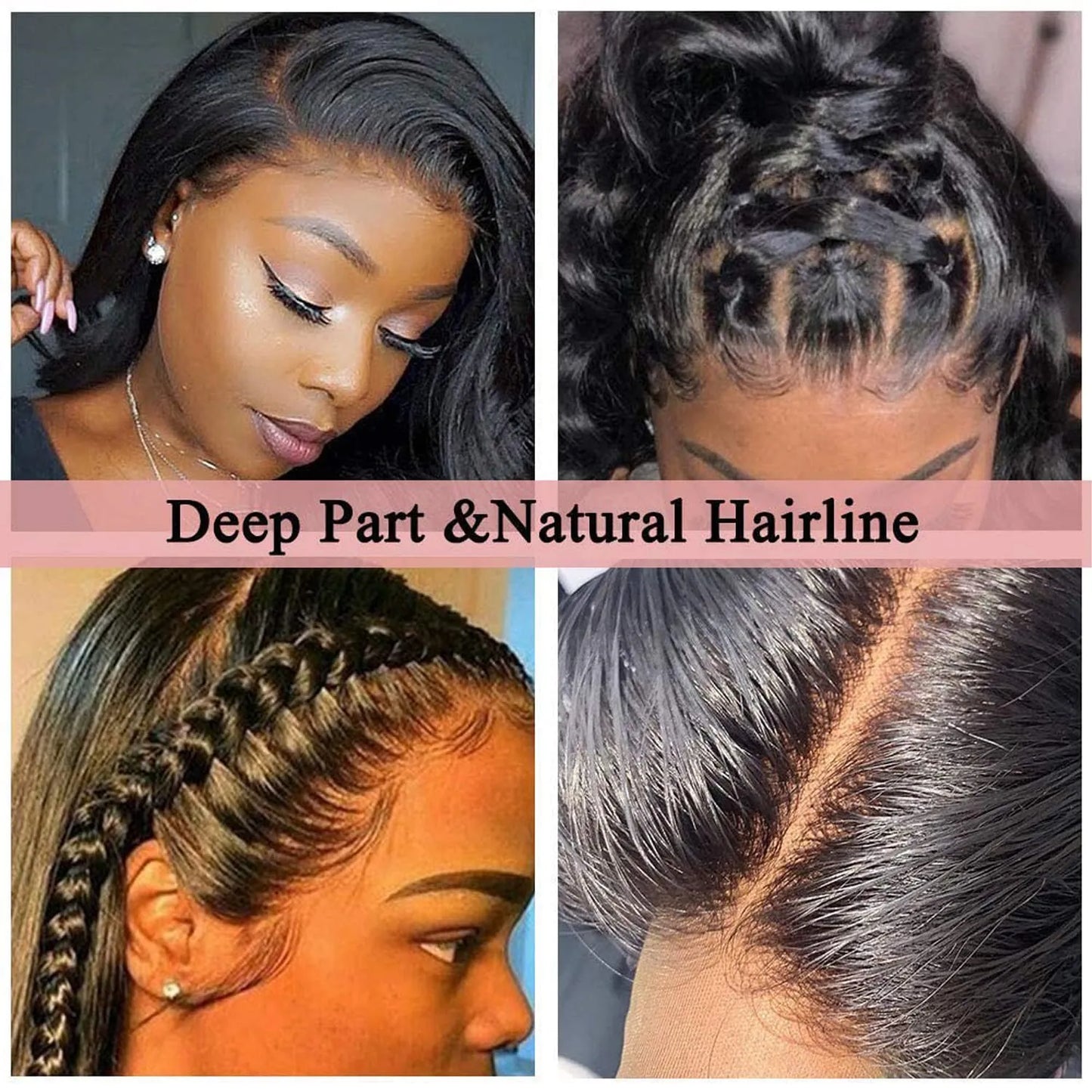 Brazilian Bone Straight Transparent Lace Front Wig