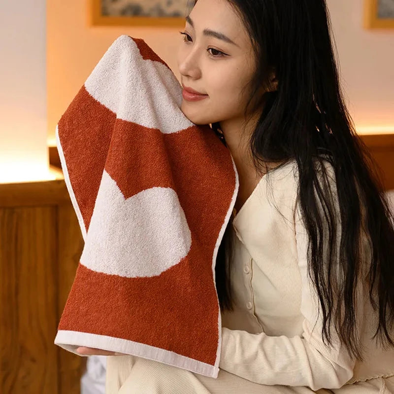 Couple Letter LOVE Towel Microfiber Bathrobe Shower Towel