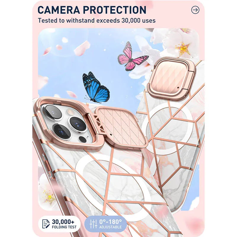 iPhone 15 Pro Case 6.1" Full-Body Protective Case with Built-in Screen Protector