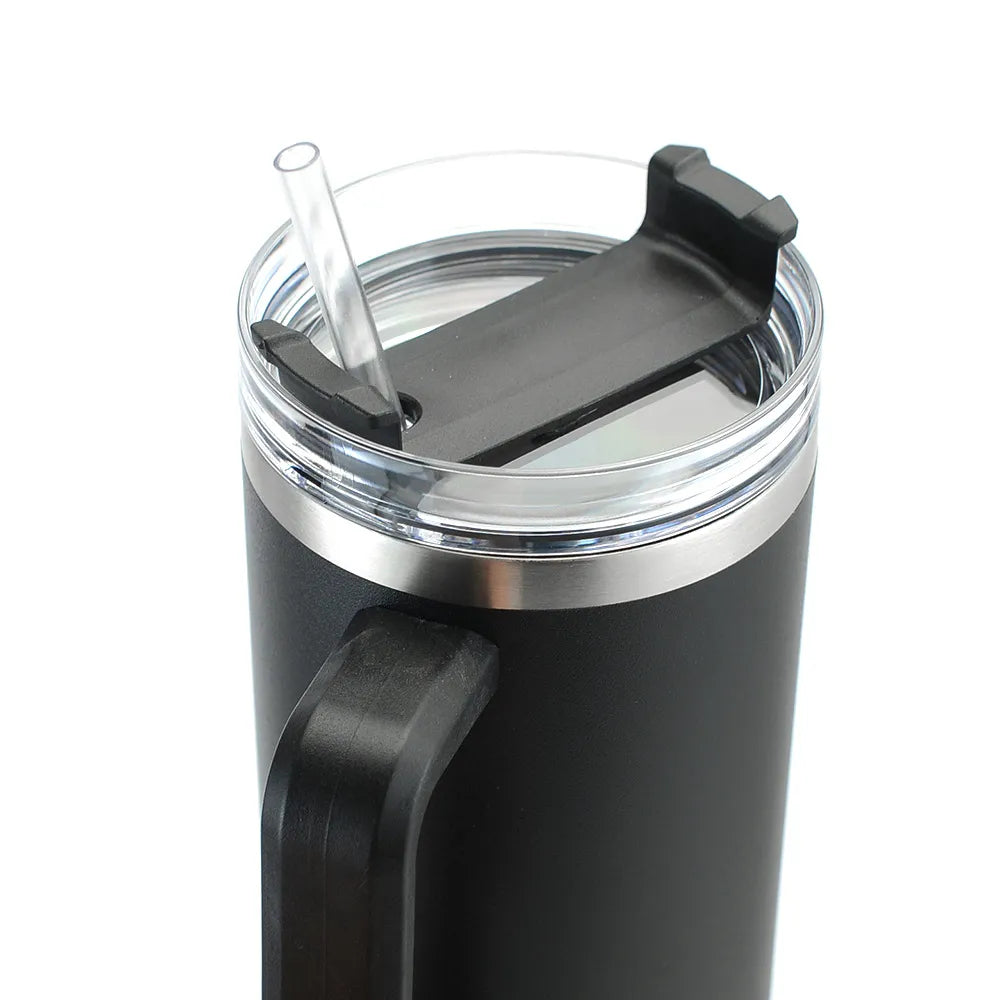 40oz Stainless Steel Double Wall Tumbler With Handle Wholesale Bulk