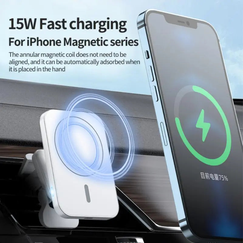 Magnetic Car Air Vent Stand Universal Wireless Charger