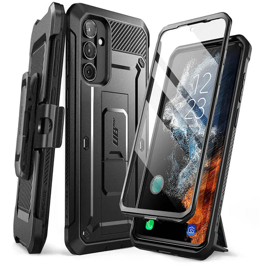 Samsung Galaxy A54 5G Case Full-Body Rugged Holster & Kickstand Case with Built-in Screen Protector